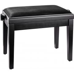 K&M 13921 Banc de piano bois - noir mat - Vue 1